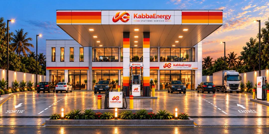 Modèle définitif de station KabbaEnergy fourni pour le site